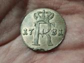 Prūsija 1/24 talerio 1781 sidabras - nuotraukos Nr. 2