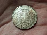 Sardinija 1 lira 1860 sidabras
