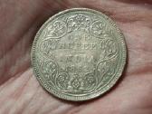 Indija 1 rupija 1862 sidabras