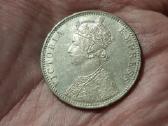 Indija 1 rupija 1901 sidabras - nuotraukos Nr. 2