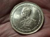 Tailandas 20 baht 1963 sidabras proginė - nuotraukos Nr. 2