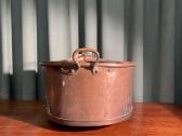 Antikvarinis varinis puodas su dangčiu - nuotraukos Nr. 3