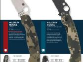 Peilis Spyderco Military G-10 Camo Made in Usa - nuotraukos Nr. 9