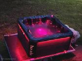 Mobilus kubilas ir mobili pirtis su jacuzzi ir LED