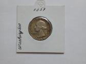 Sidabras JAV 1957 Kvoteris 5,625 gr 90% sidabro