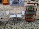 Vintažinės mid century autorinės Bauhaus kėdės - nuotraukos Nr. 11