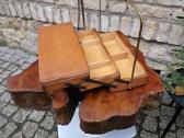 Vintažinės mid century rankdarbių dėžutės - nuotraukos Nr. 4