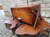 Vintažinės mid century rankdarbių dėžutės - nuotraukos Nr. 12