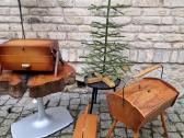 Vintažinės mid century rankdarbių dėžutės - nuotraukos Nr. 23