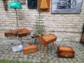 Vintažinės mid century rankdarbių dėžutės - nuotraukos Nr. 26