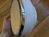Stiklinis chromuotas sieninis šviestuvas 16 cm - nuotraukos Nr. 2