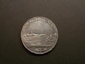 3 1/2 Gulden 2 Thaler 1843 Frankfurt Vokietija - nuotraukos Nr. 2
