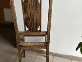 Šarmiška originali Antikvarinė sena ąžuolinė kėdė - nuotraukos Nr. 3