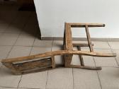 Šarmiška originali Antikvarinė sena ąžuolinė kėdė - nuotraukos Nr. 5