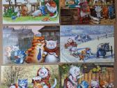 Atvirukai Mėlyni katinai - nuotraukos Nr. 5