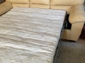 Odinė sofa- lova gelsva su ištrauk mechanizmu - nuotraukos Nr. 3