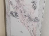 Stiklinė žirafos dekoracija 13x9 - nuotraukos Nr. 3