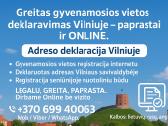 Declaration of place of residence Прописка Vilnius - nuotraukos Nr. 2