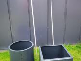 Corten, dažyti metaliniai vazonai - nuotraukos Nr. 6