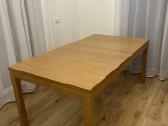 Valgomojo stalas 175 cm su prailginimu