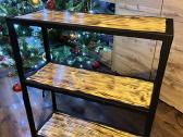 Loft stiliaus rankų darbo metalinė lentyna - nuotraukos Nr. 3
