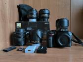 Nikon D3300 su 3 objektyvais