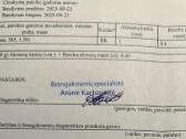 Balto aukso žiedas su briliantu - nuotraukos Nr. 4