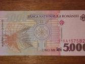 Rumunijos 5000 lei banknotas - nuotraukos Nr. 2