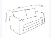 Parduodu sofa lova - nuotraukos Nr. 3