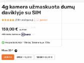 4G slapta kamera dūmų detektorius - nuotraukos Nr. 2