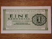 Vokietijos "Kariniai" 1 reichsmark banknotas