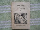 Šatrijos Raganos - Raštai 1928m