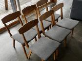 Vintažinės Mid Century kėdės 6 vnt. - nuotraukos Nr. 3
