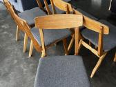 Vintažinės Mid Century kėdės 6 vnt. - nuotraukos Nr. 4
