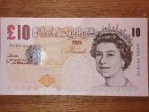 Anglijos 10 £ banknotas