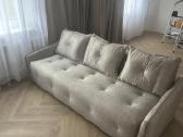 Lietuviška sofa-lova "Naujiena" su patalynės dėže