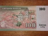 Lietuvos 100 litu banknotas - nuotraukos Nr. 2