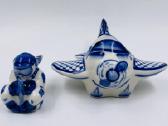 Statulėlė kolekcijai “lakūnas, Gželio porceliano - nuotraukos Nr. 5