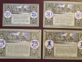25, 50, 75 Pfennig ir 1 Mark Šilutė Unc stovio - nuotraukos Nr. 2