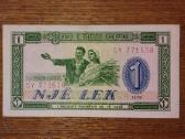 Albanijos 1 lek banknotas