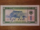 Albanijos 1 lek banknotas - nuotraukos Nr. 2