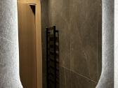 Apvalintas LED veidrodis 60 x 100 cm