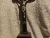 Religija medinis pastatomas kryžius mukelė iš meta