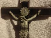 Religija medinis pastatomas kryžius mukelė iš meta - nuotraukos Nr. 5