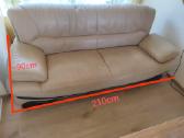 Naudota odine sofa - nuotraukos Nr. 2