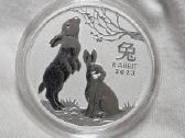 Sidabrinė moneta Year of the Rabbit 2023 1oz