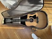 Taylor 150ce gitara, 12-styge, dėklas ir priedai