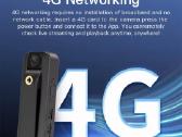 4G slapta 4k kamerytė (įkraunama)