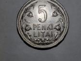 5 Litai 1925m Labai graži