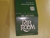Rem. Degtukų dėžutė knygelė Rib Room - nuotraukos Nr. 4